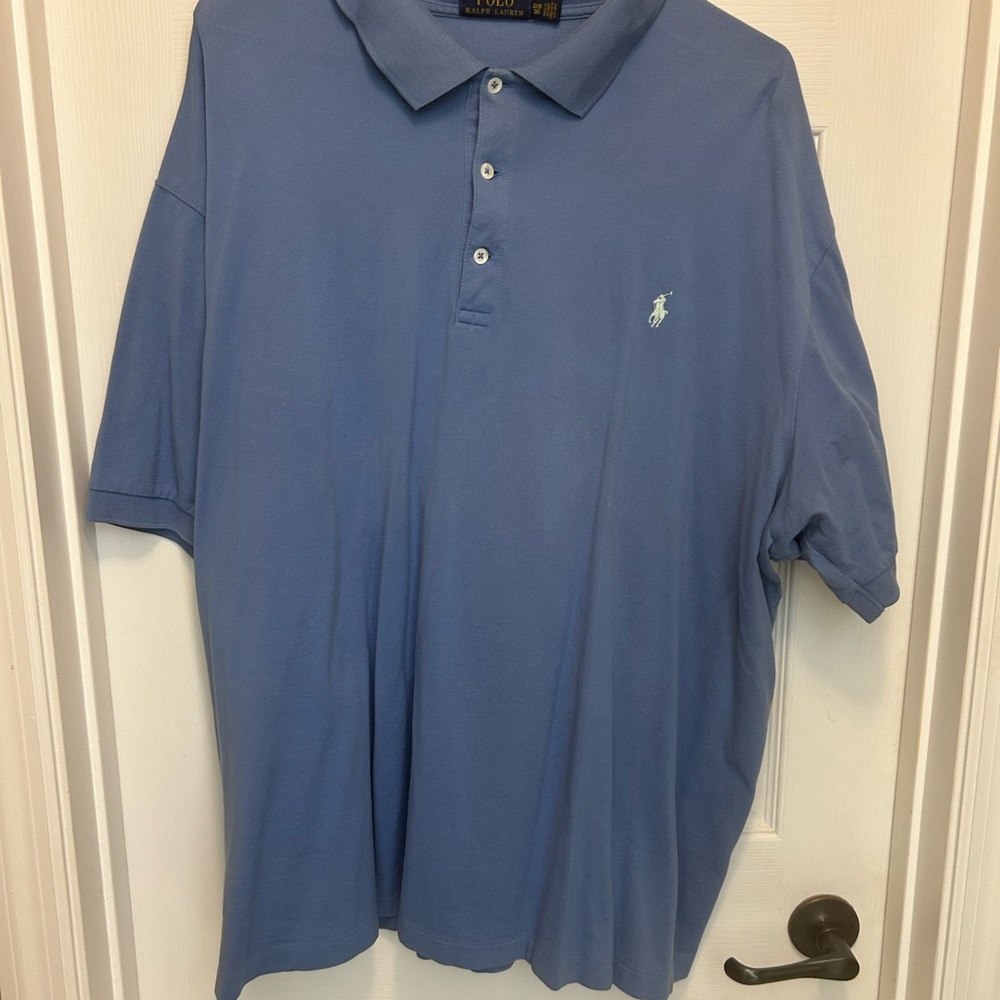 Ralph Lauren Blue Polo Shirt Classic Fit